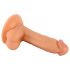 Mr. Rude - realistický dildo s přísavkou, 17 cm (přírodní)