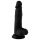 Mr. Rude - realistický dildo s přísavkou a varlaty - 19cm (černý)