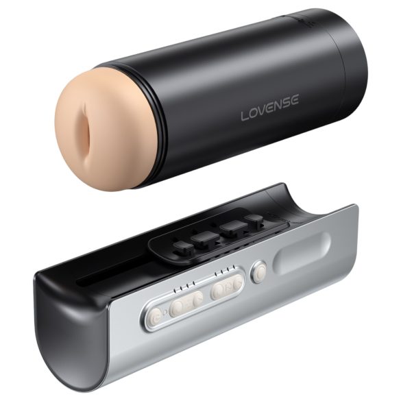 LOVENSE Solace Pro - chytrý pohyblivý masturbátor (černý)