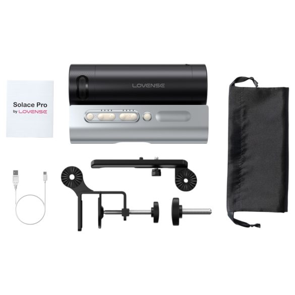 LOVENSE Solace Pro - chytrý pohyblivý masturbátor (černý)