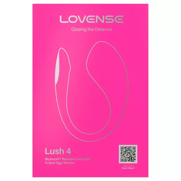 LOVENSE Lush 4 - chytré vibrační vajíčko (růžové)