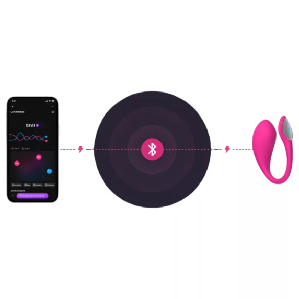 LOVENSE Lush 4 - chytré vibrační vajíčko (růžové)