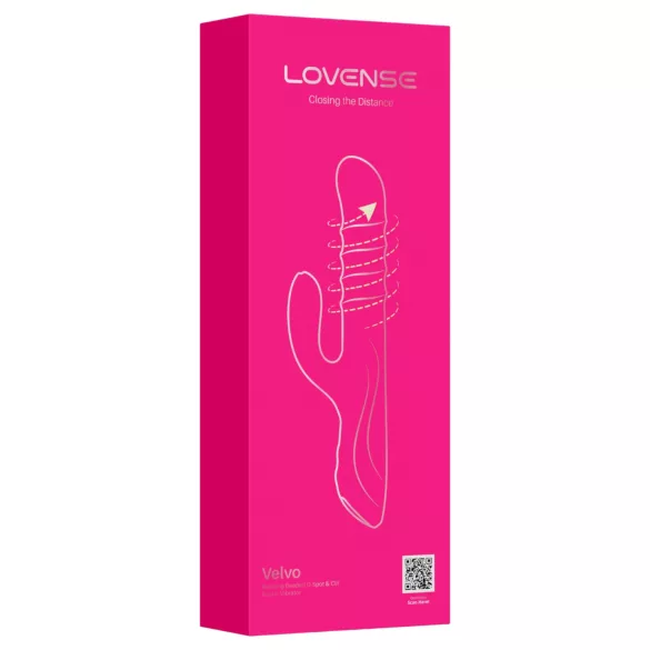 Lovense Velvo - Appem ovládaný perlový vibrátor (růžový)