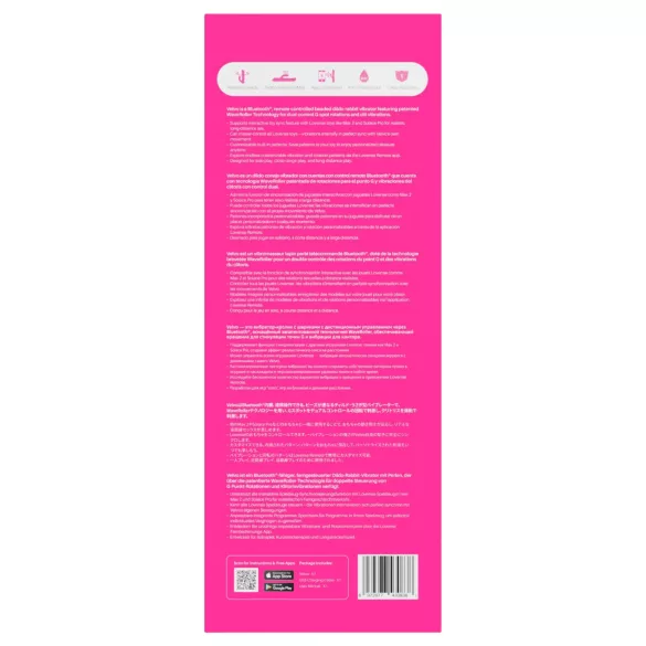 Lovense Velvo - Appem ovládaný perlový vibrátor (růžový)