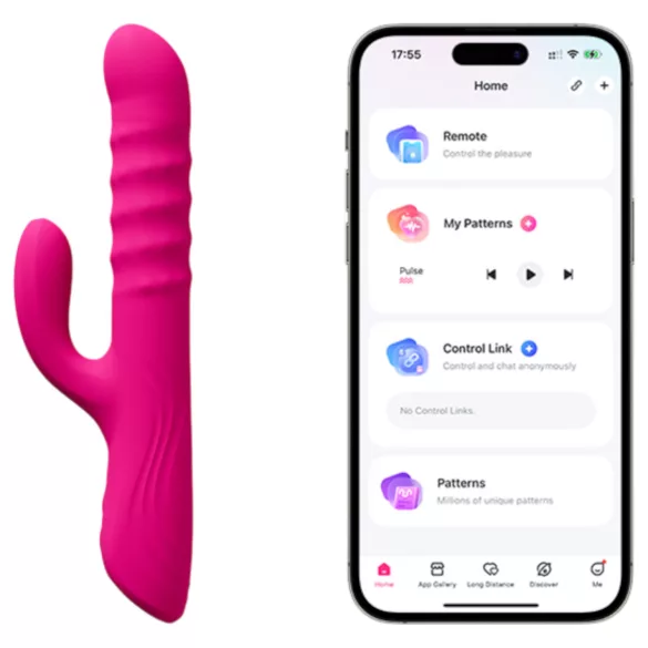 Lovense Velvo - Appem ovládaný perlový vibrátor (růžový)