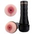 Tracy's Dog Cup - realistická černá-naturální masturbátorová zadečka