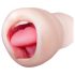 Tracy's Dog Cup - Přirozený ústní masturbátor se zuby (přírodní)