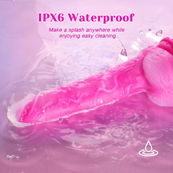 Tracy's Dog Jelivoy-Mid - realistický vibrátor - 20 cm - růžový