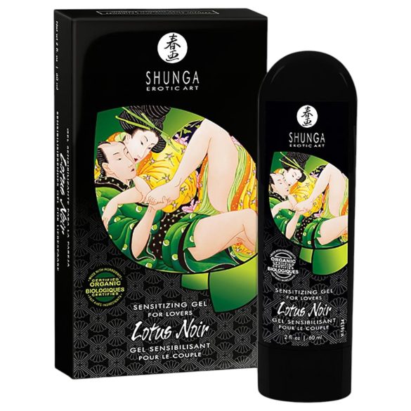 Shunga Lotus Noir - unisex stimulační gel (60 ml)