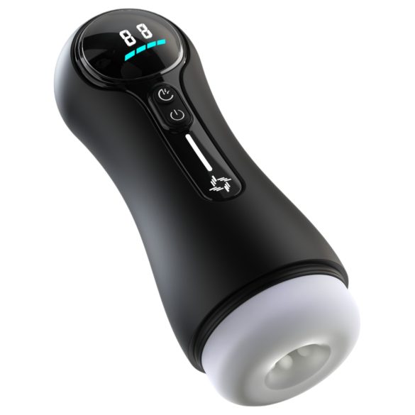 Leopard - sací masturbátor (černý)