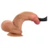 FeelSkin - ultra realistický dildo s varlaty (přírodní, 12,5 cm)