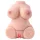 Lonely - realistický vibrační torso masturbátor - tělová barva