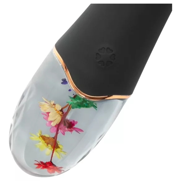 LOVISS Flower Amber - vibrátor na bod G (černý)