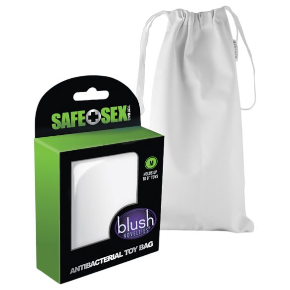 Safe Sex - antibakteriální taška na úschovu erotických pomůcek (šedá)