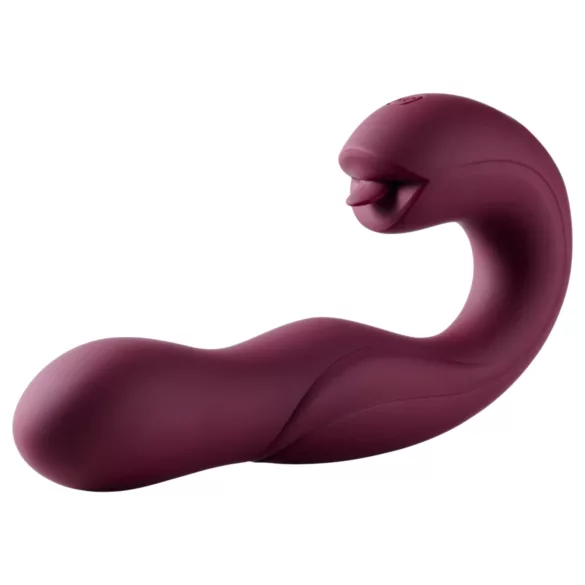 Honey Play Box Joi - rotační G-bod vibrátor s lízátkem - fialový