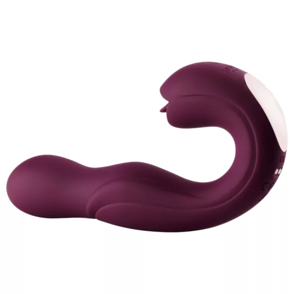 Honey Play Box Joi - rotační G-bod vibrátor s lízátkem - fialový