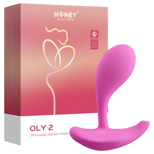 Honey Play Box Oly 2 - chytrý vibrátor na G-bod a klitoris (růžový)