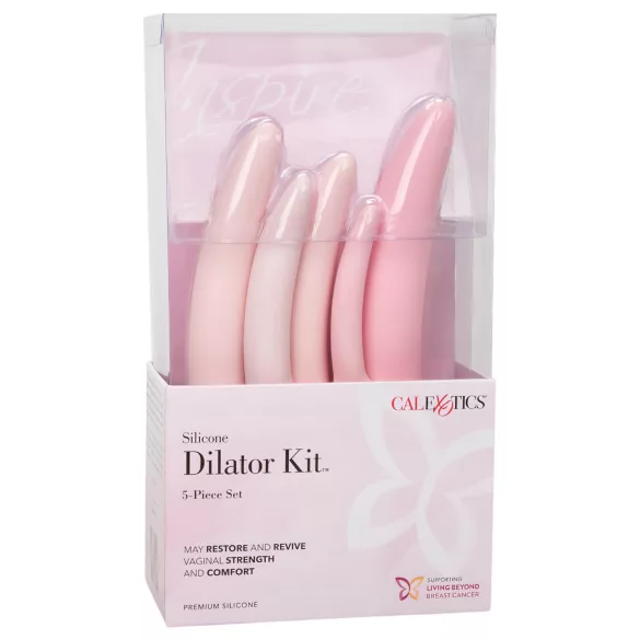 CalExotics Inspire - vaginální dilatátor set - zdravotní pomůcka - růžová