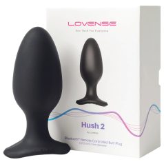   LOVENSE Hush 2 L - nabíjecí anální vibrátor (57mm) - černý