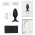 LOVENSE Hush 2 L - dobíjecí anální vibrátor (57mm) - černý
