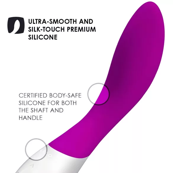 LELO Mona Wave - vibrátor na bod G - vodotěsný - fialový