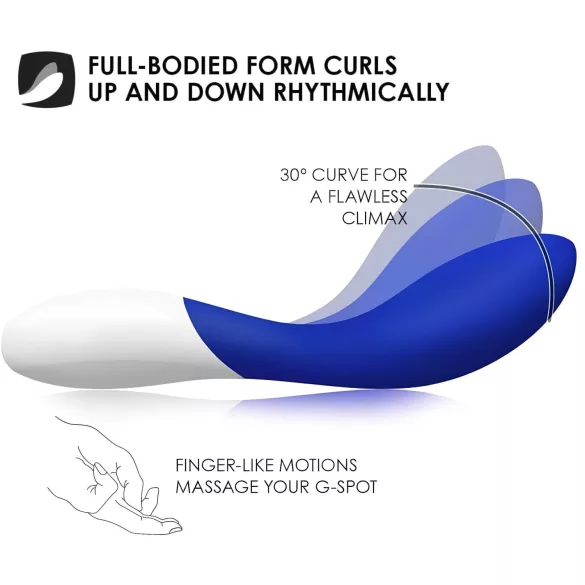 LELO Mona Wave - vibrátor na G-bod - voděodolný - modrý