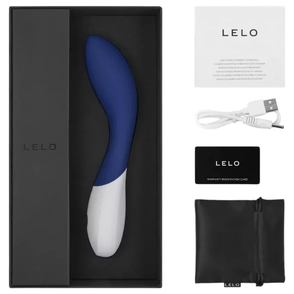 LELO Mona Wave - vibrátor na G-bod - voděodolný - modrý