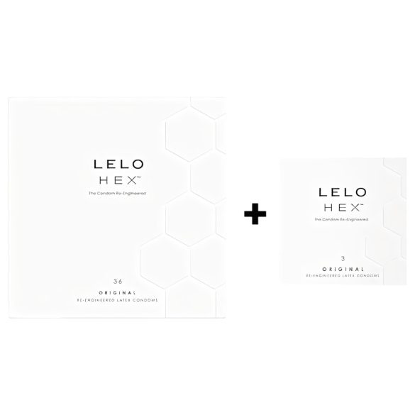 LELO Hex Original - Luxusní kondomy balení (36+3 ks)