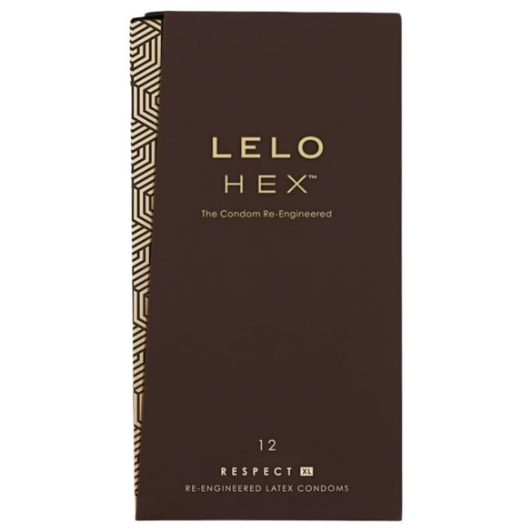 LELO Hex Respect XL - kondomy XL - extra tenké - 12 ks