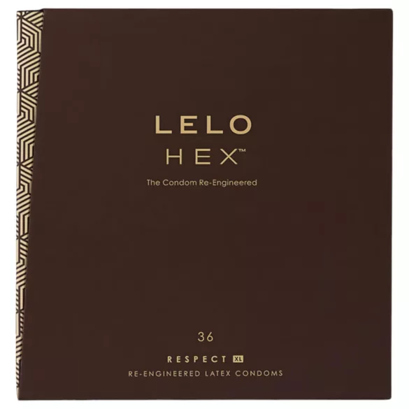 LELO Hex Respect XL - kondomy XL - extra velké - 36 ks