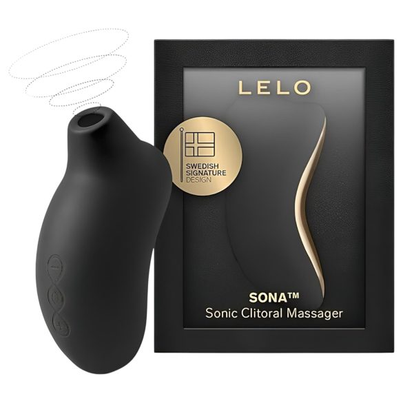 LELO Sona - zvuková stimulátor klitorisu (černá)