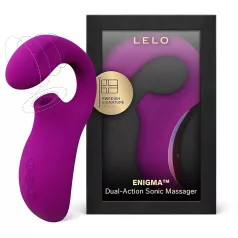   LELO Enigma - 2v1 vibrátor na G-bod a klitoris - nabíjecí, voděodolný, fialový
