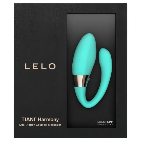 LELO Tiani Harmony - dobíjecí chytrý duální vibrátor (tyrkysový)