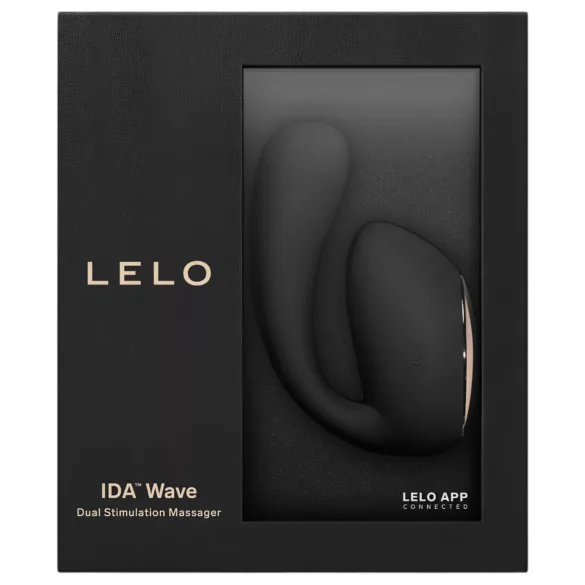 LELO Ida Wave - vibrační rotační vibrátor na dálkové ovládání - černý