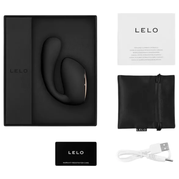 LELO Ida Wave - vibrační rotační vibrátor na dálkové ovládání - černý
