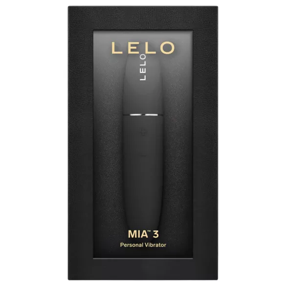 LELO Mia 3 - cestovní vibrátor ve tvaru rtěnky - černý