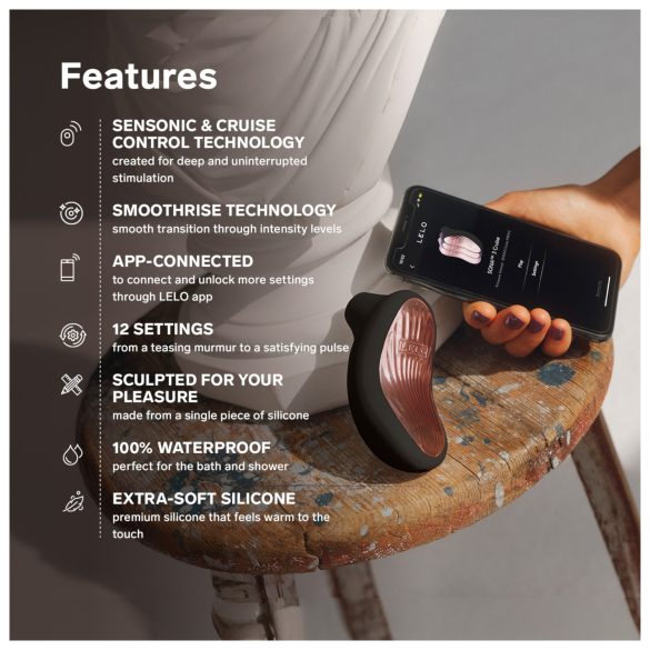 LELO Sona 3 Cruise - stimulátor klitorisu vlny - fialový