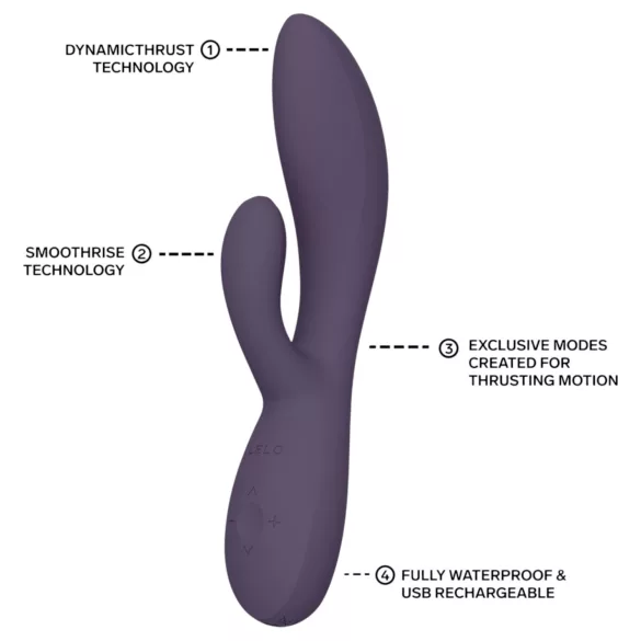 LELO - INA Thrust pohybující se králičí vibrátor (fialový)