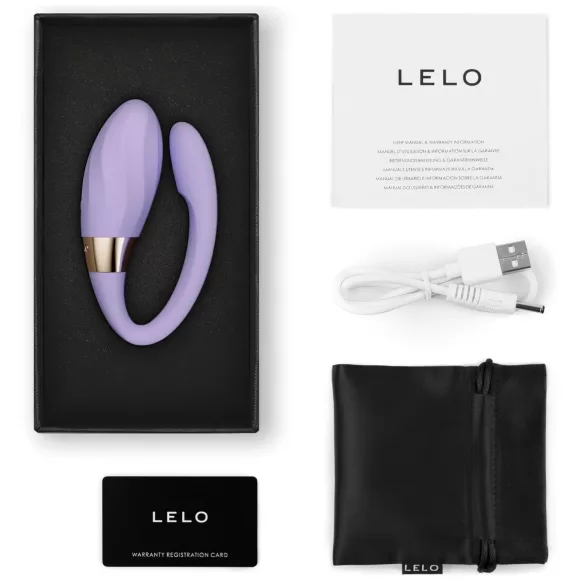LELO Tiani Twist - chytrý párový vibrátor (fialová)
