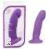 Blush Luxe - silikonové dildo (fialové)
