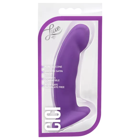 Blush Luxe - silikonové dildo (fialové)