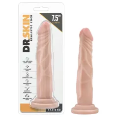   Dr. Skin - realistické dildo s přísavkou - tělová barva 19 cm