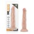 Dr. Skin - přirážecí realistické dildo 19 cm - přírodní