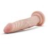 Dr. Skin - přirážecí realistické dildo 19 cm - přírodní