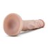 Dr. Skin - přirážecí realistické dildo 19 cm - přírodní