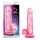 bjours Sweet N Hard 4 - přísavkový, varlatový dildo (růžový)