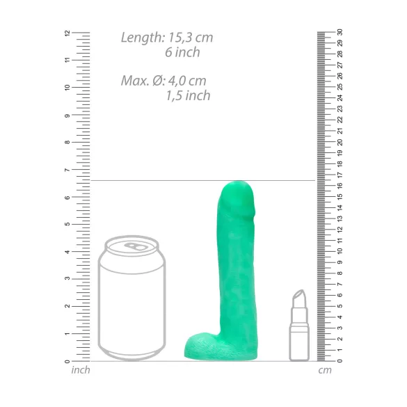 S-Line - Dicky - svítící mýdlo ve tvaru penisu s varlaty (265 g)