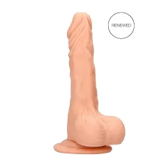 RealRock - realistický dildo s varlaty - 17 cm - tělová