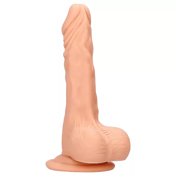 RealRock - realistický dildo s varlaty - 17 cm - tělová