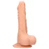 RealRock - realistický dildo s varlaty - 17 cm - tělová